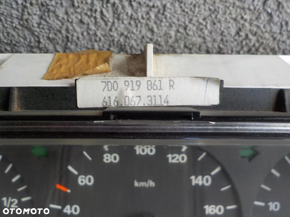 VW T4 2.5 TDI LICZNIK PRĘDKOŚCIOMIERZ 7D0919861R - 3