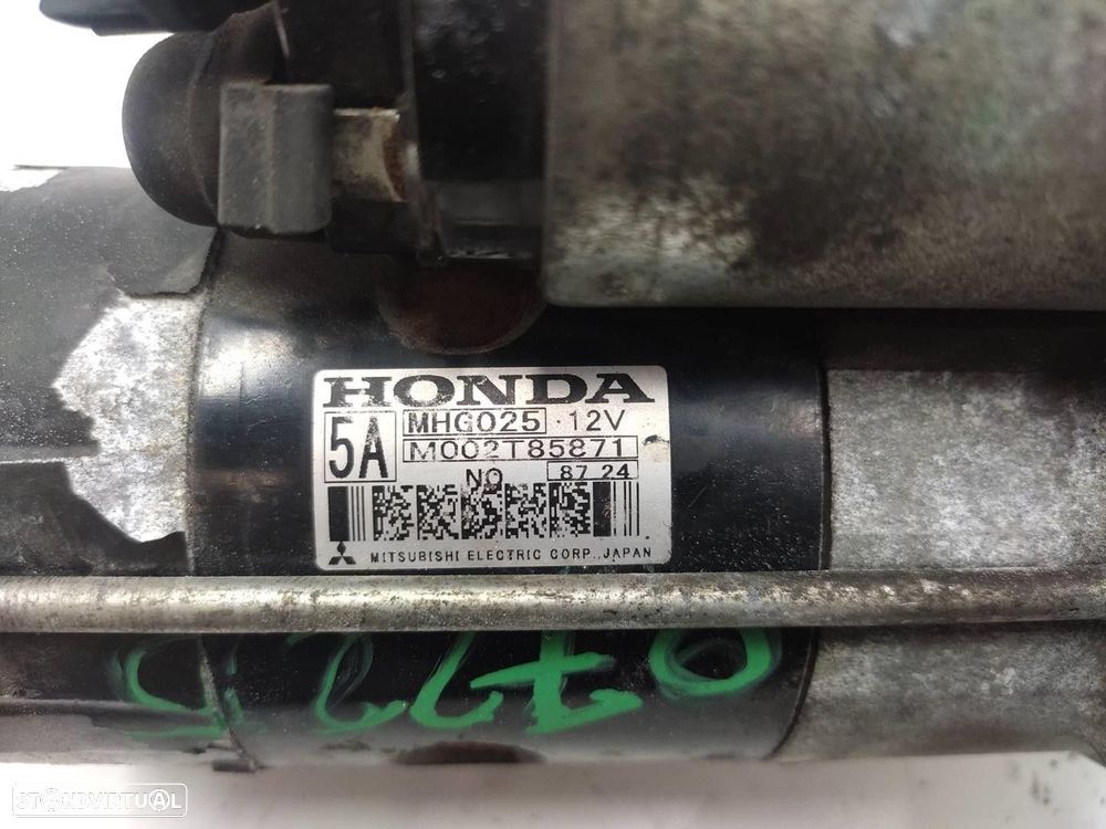 MOTOR ARRANQUE HONDA CIVIC VIII HATCHBACK 2009 -M002T85871 - 1
