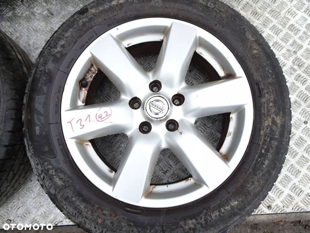 Alufelgi z oponami KPL. Nissan X-Trail T31 17" 5x114.3 ET 45 - 2