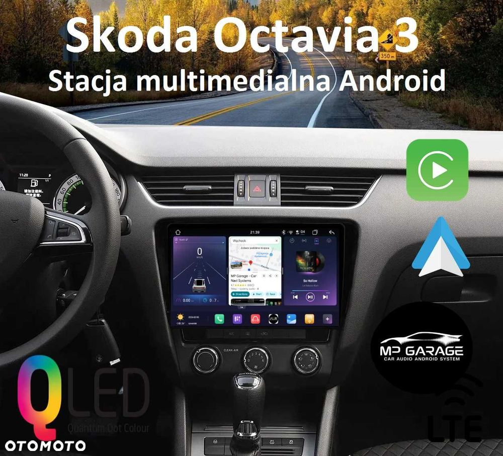 Radio Skoda Octavia 3 Android_14 4G LTE CarPlay/AndroidAuto DSP 10.1" Qled ! - 1