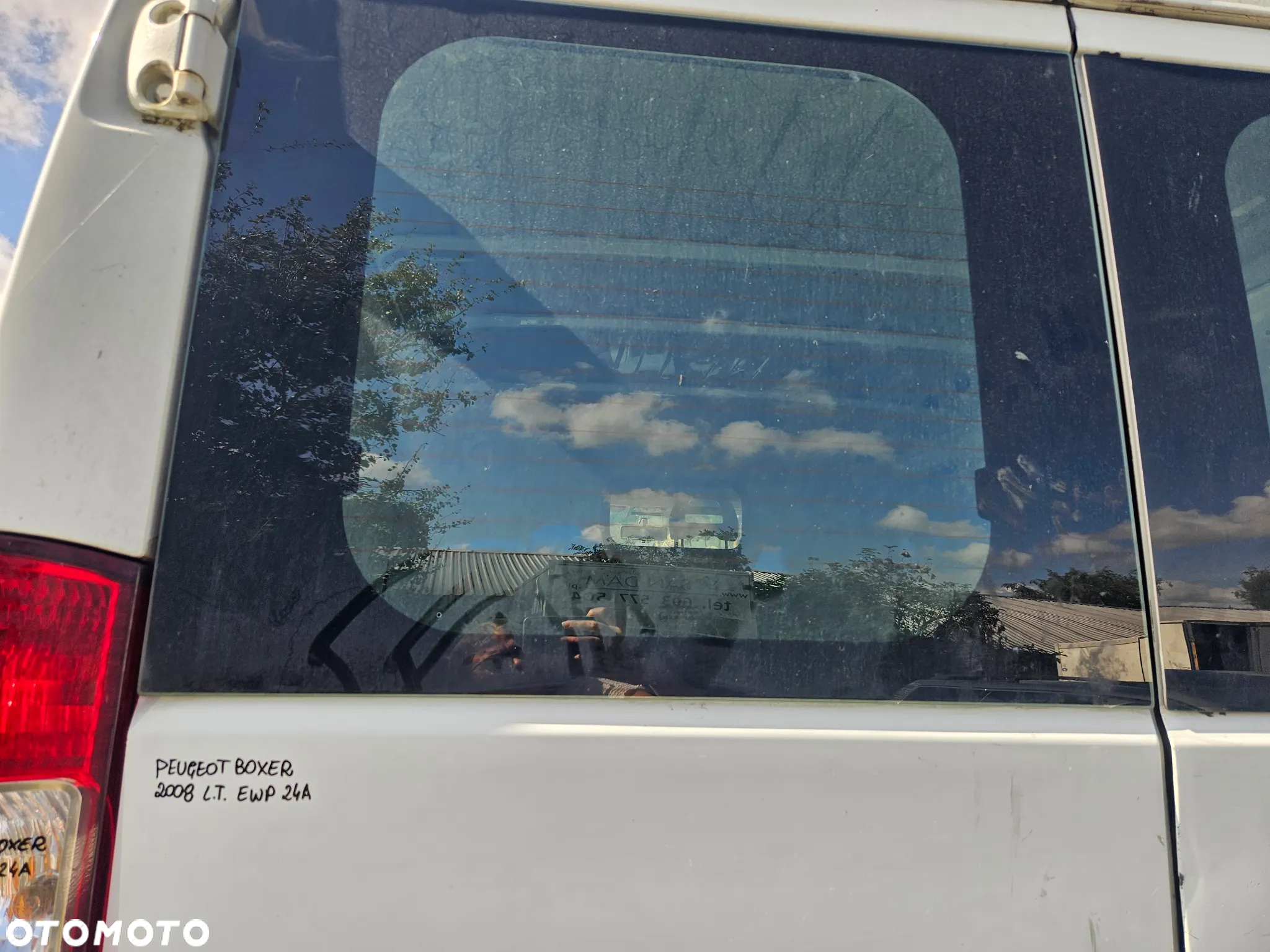 PEUGEOT BOXER DRZWI LEWY TYŁ LEWE TYLNE Z KLAPY SKRZYDEŁKO 249 EWP - 3