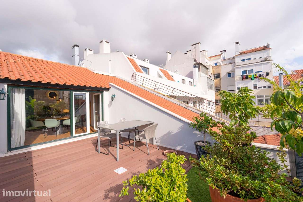 Apartamento T2 com 4 terraços e garagem nas Avenidas Novas, Lisboa - Grande imagem: 2/60