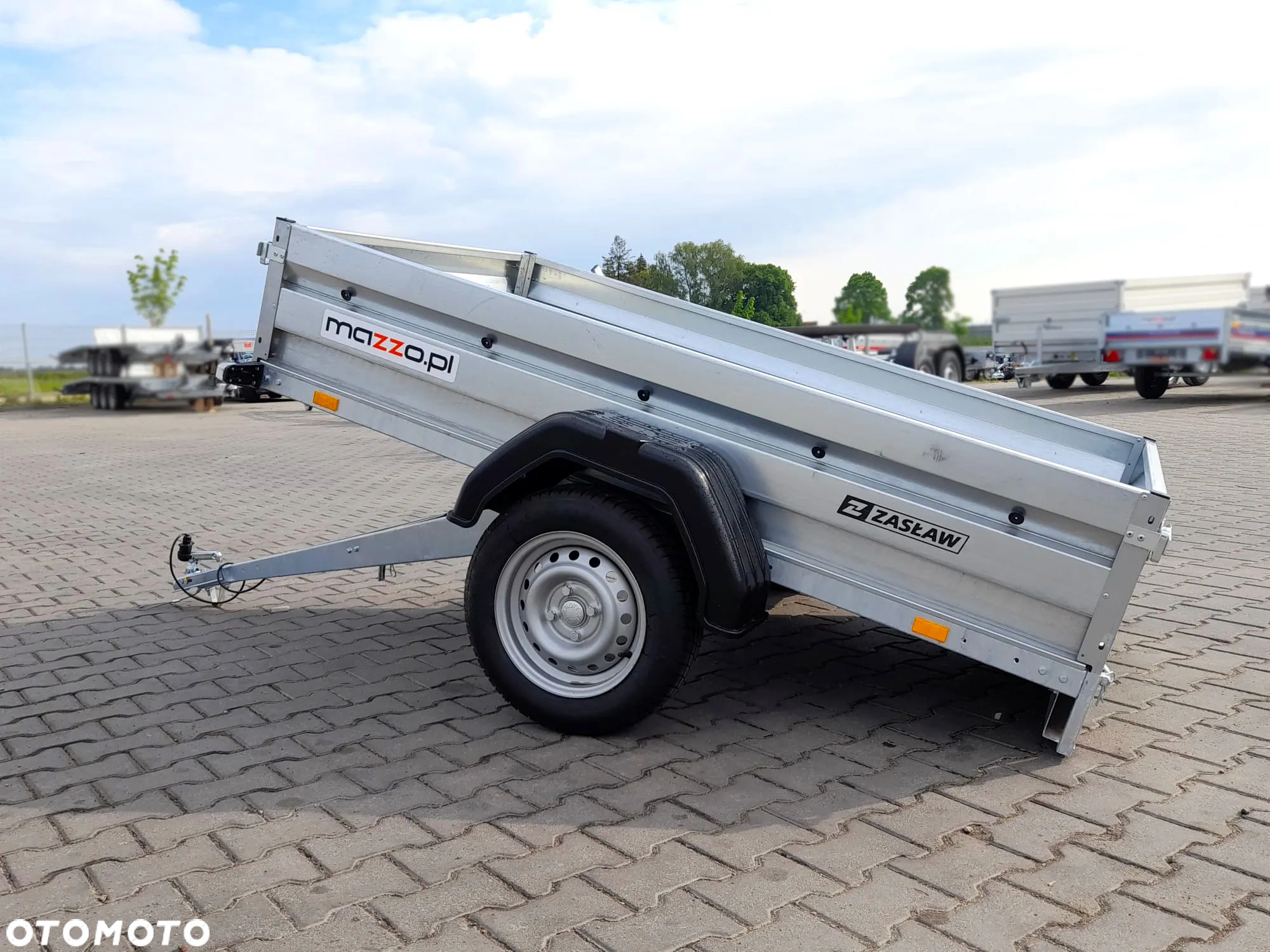 Zaslaw Dostawa Przyczepka uchylna DMC750kg 205x122x35cm SOLIDNA I MOCNA! HIT! - 11