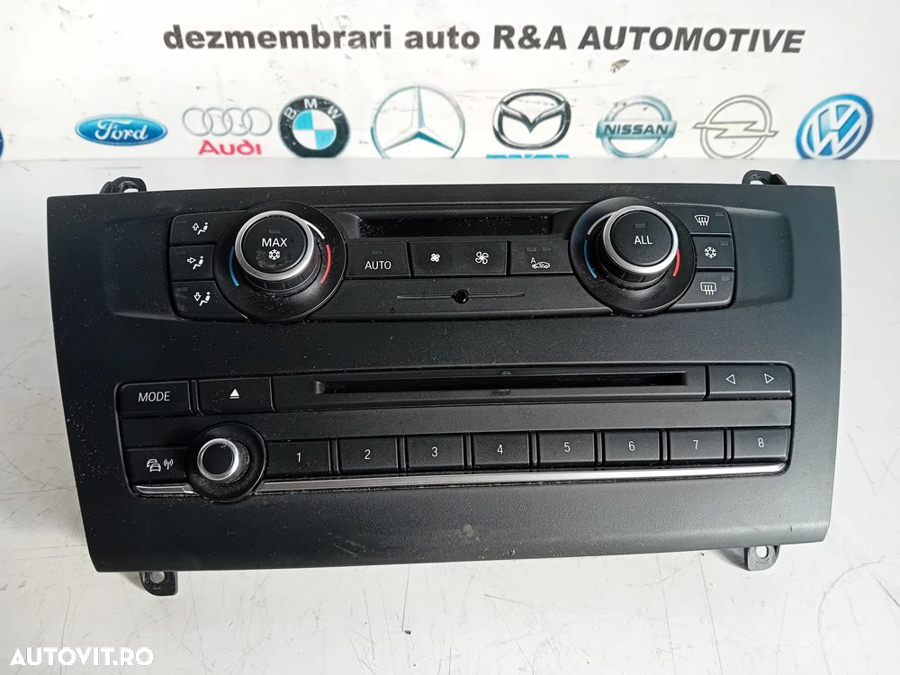 Panou Modul Comanda Clima Climatronic Interfata Radio Cd Navi Bmw X3 F25 X4 F26 Volan Stanga - 5