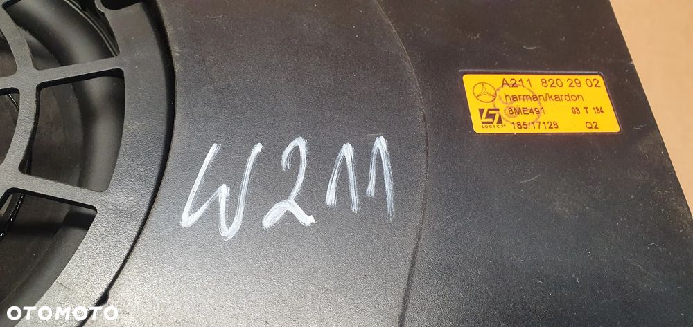 Głośnik basowy subwoofer Harman Mercedes Klasa E W211 - 8