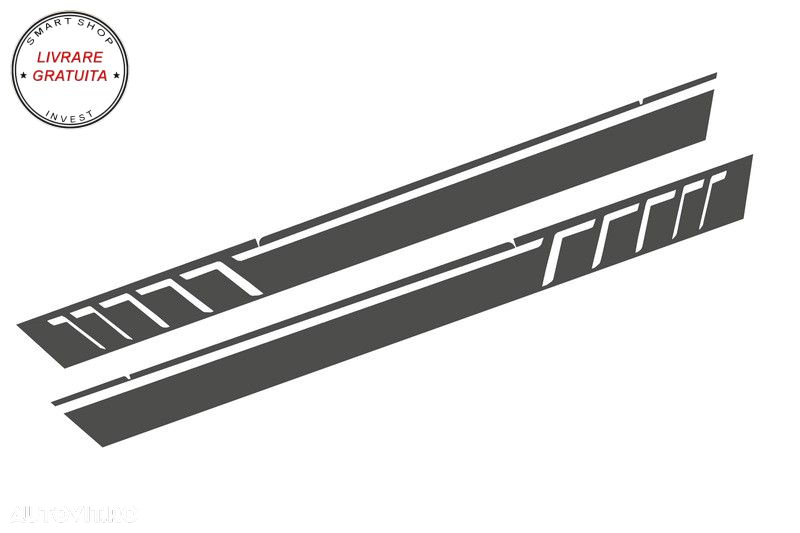 Stickere Laterale Mercedes G-Class W463 (1989-2017) Gri Inchis- livrare gratuita - 5