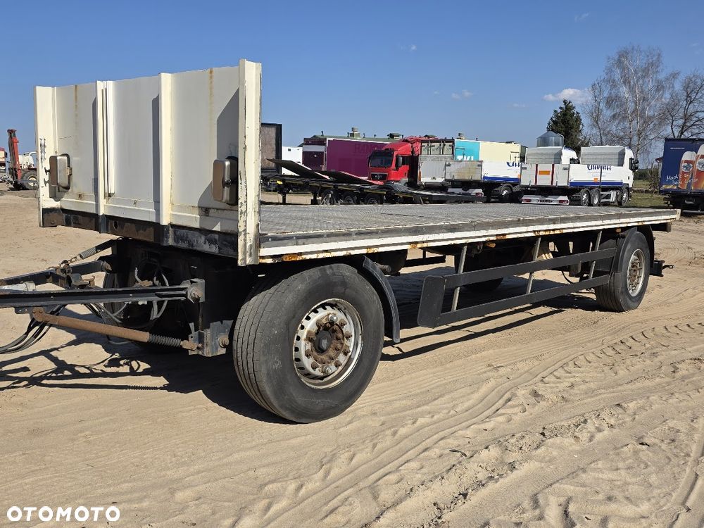 Schwarzmuller PLATFORMA dł. 7.32 m GRUBA RAMA WACHACZ REGULOWANA DŁUGOŚĆ DYSZLA - 3