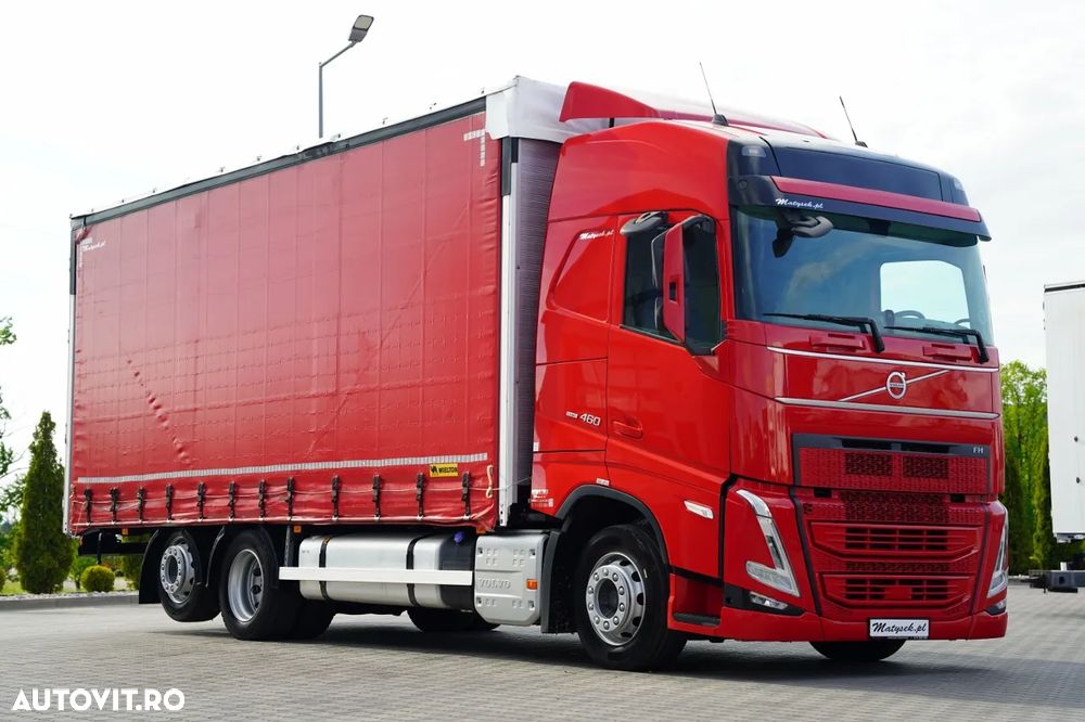 Volvo FH 460 / FIRANKA 7,4 M / I-SAVE / I-PARK COOL / OŚ PODNOSZONA / SKRĘTNA /  / PLANDEKA ZBROJONA - 2