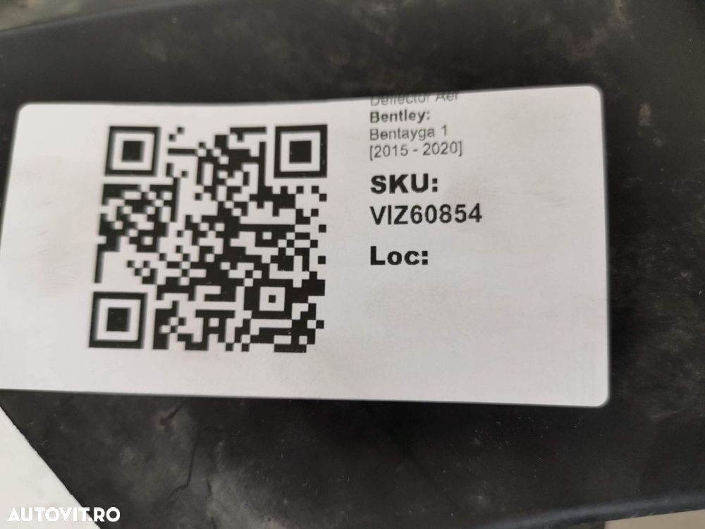Deflector Aer Bentley Bentayga 1 [2015 - 2020] Original In Stare Buna - 8