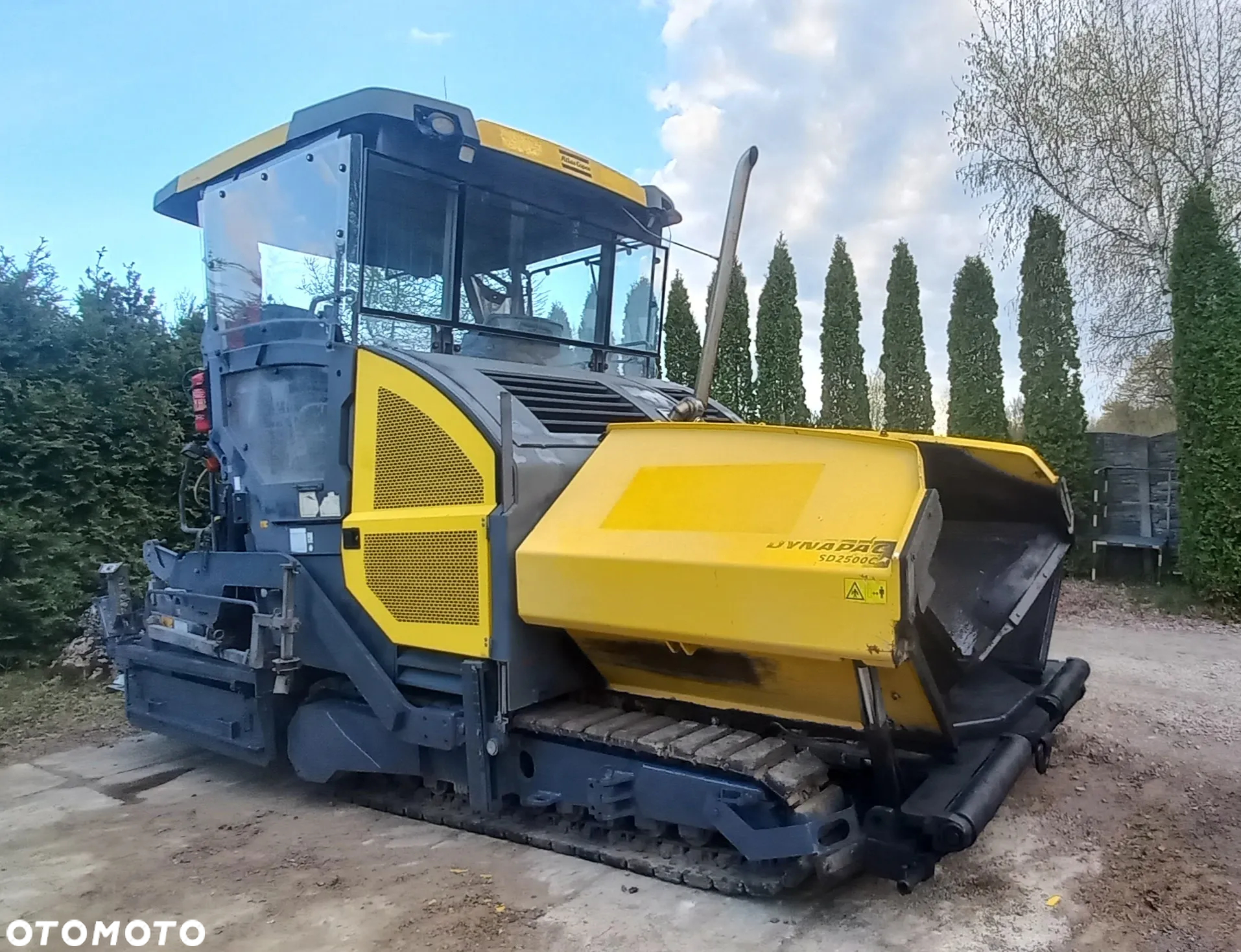 Dynapac Atlas Copco SD2500CS Rozściełacz Asfaltu na gąsienicach 2015rok układarka 2,5-5m Niwelacja, stan bdb - 3