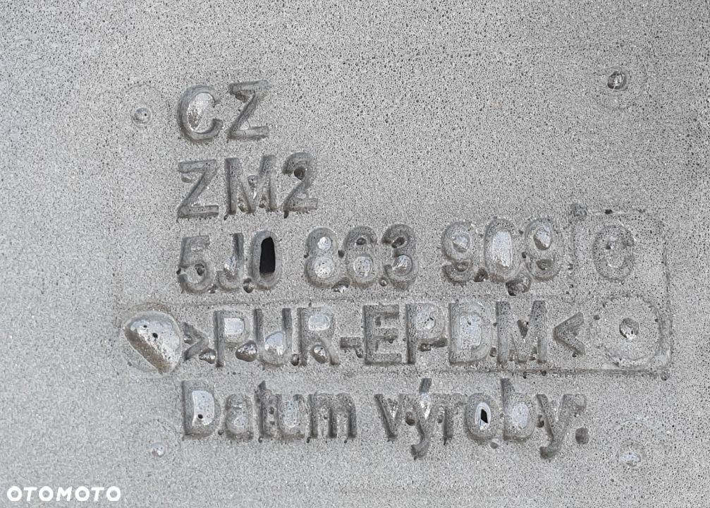 WYGŁUSZENIE ŚCIANY GRODZIOWEJ 5j1863926C 5j1863247M 5j1863899C 5j0863909C FABIA II LIFT - 6