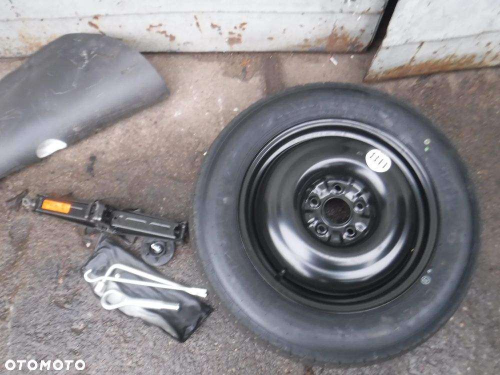 Nissan X Trail X-Trail T32 QASHQAI  KOLEOS II  ARKANA 2014< zestaw kolo dojazdowe klucz lewarek 5X114,3 17 155/90/17 - 1