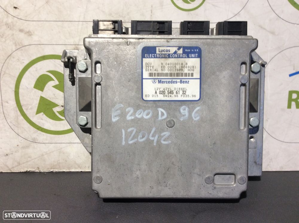 Centralina Motor Mercedes  Class E  200D ano 1996   A0205456132 - 1