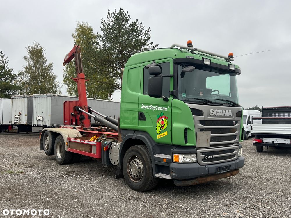 Scania G480 PDE bez egr 450Tkm jeden właściciel ASO TYLKO SCR HIAB HAKOWIEC MULTILIFT - 2