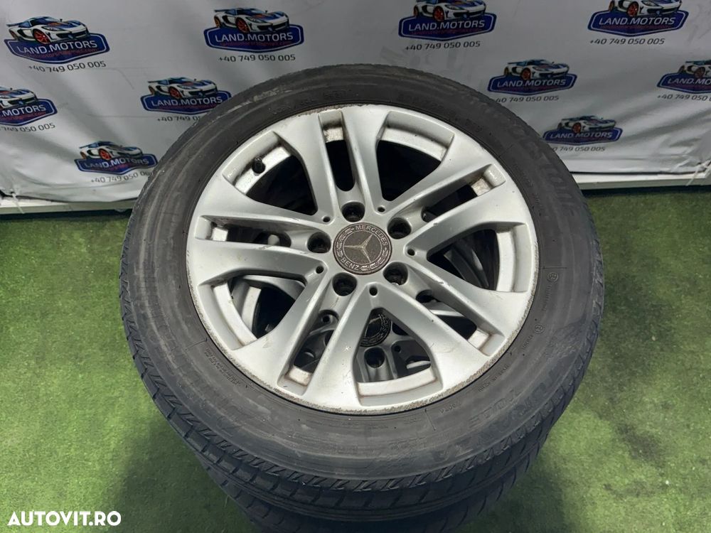 JANTE MERCEDES BENZ R16 / 5x112 / C-Class (W204) / 205/55 R16 91V / 7JX16H2 / ET 43 / + CAUCIUCURI (X4) - 1