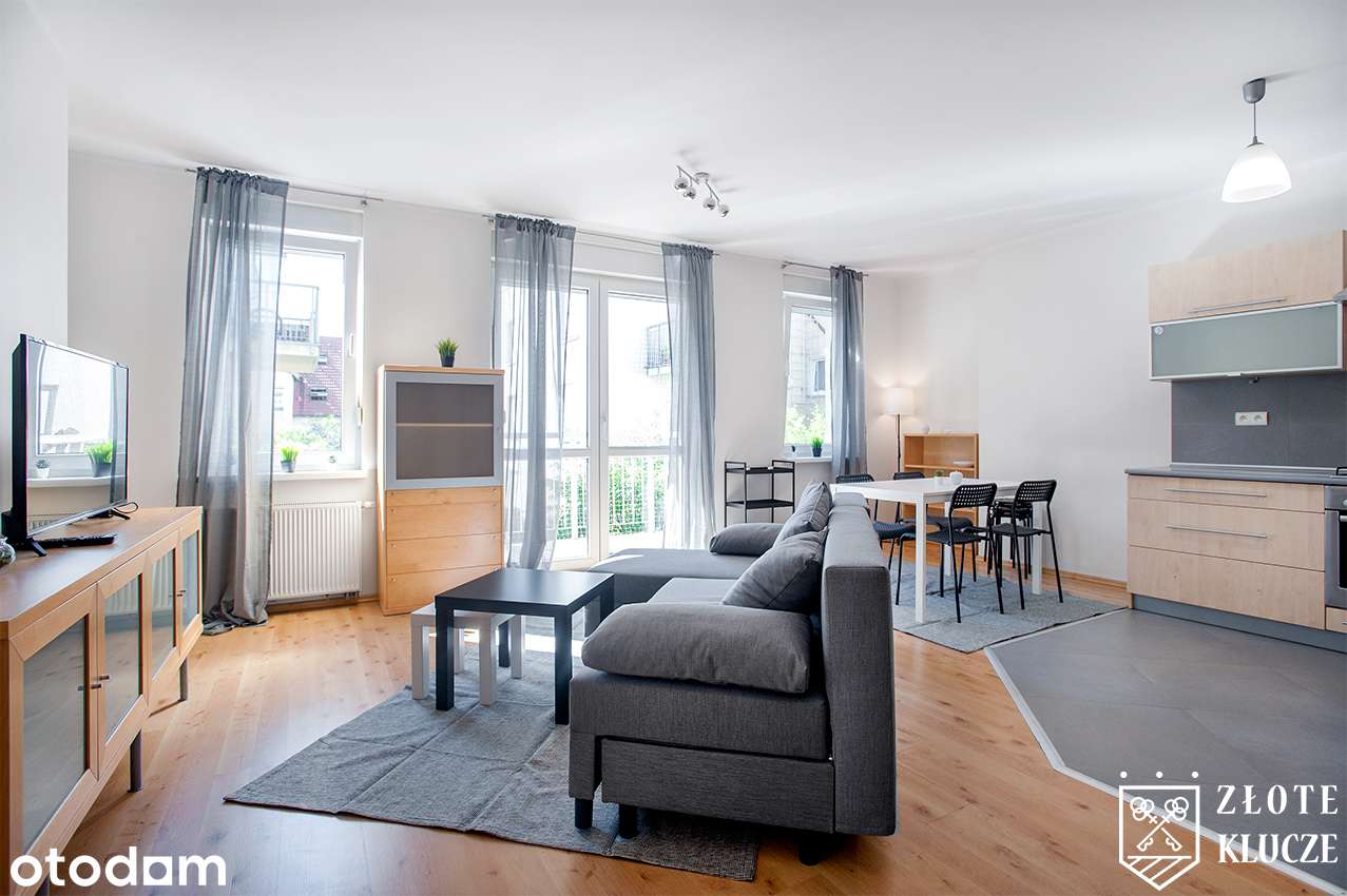 2 pokoje | 53,7 m² | Muchobór Wielki | gotowe | wyposażone | 1 piętro