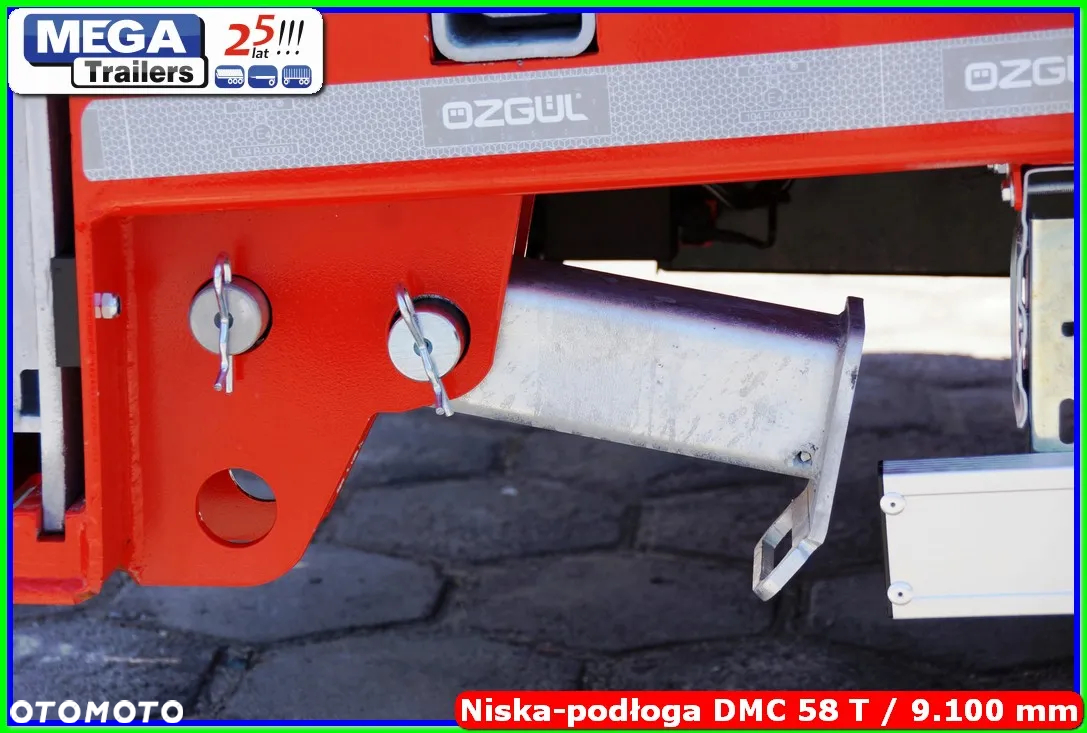 Mega Niskopodwozie 3 osie, 58 T DMC, dł. 910 cm, oś skrętna !!! - 29