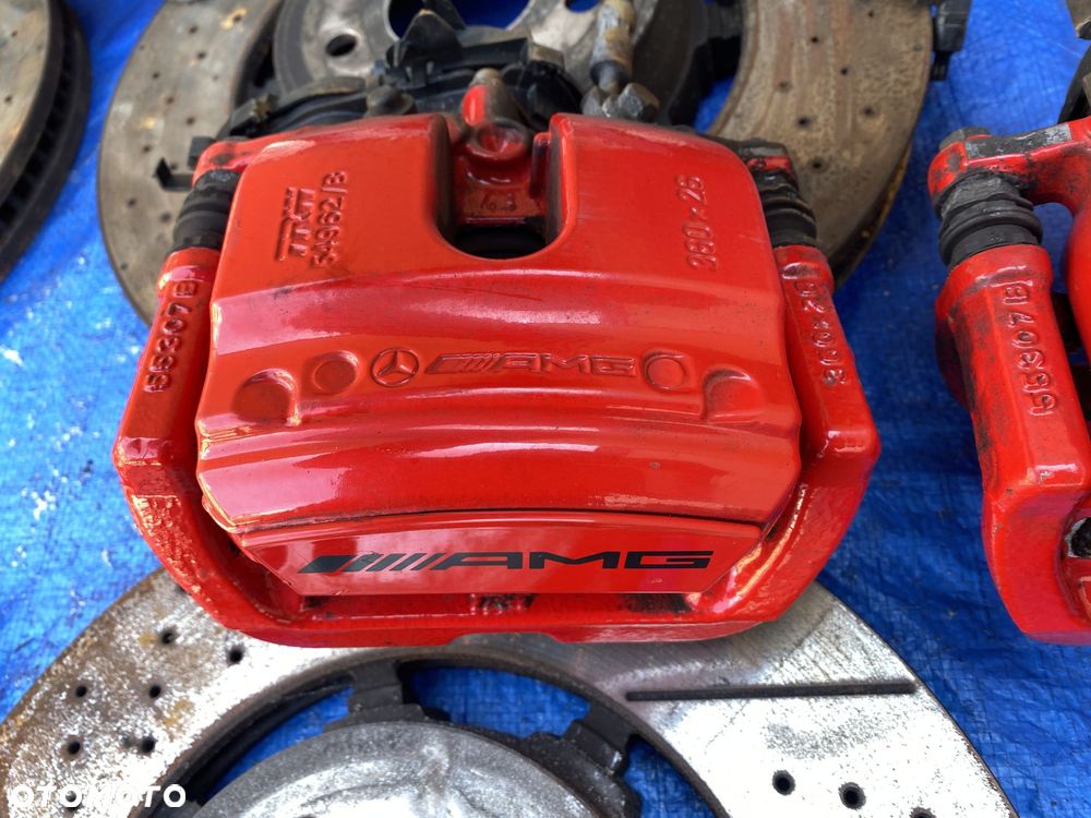 MERCEDES E W213 63AMG ZACISKI HAMULCOWE PRZÓD TYŁ KLOCKI TARCZE 390 / 360mm - 6