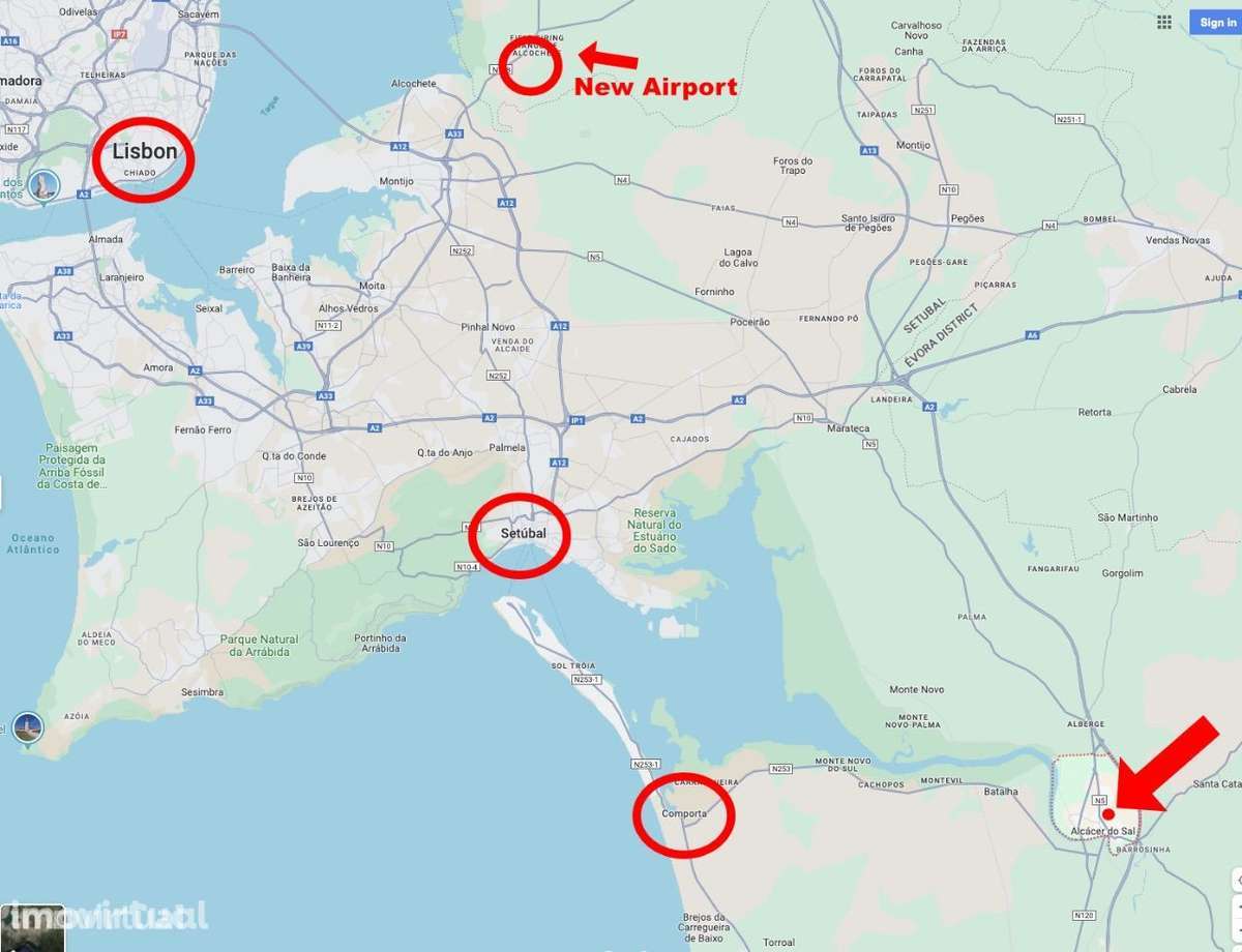 345 m2 Terreno Urbano, 660m from Alcacer do Sal city center - Grande imagem: 5/11