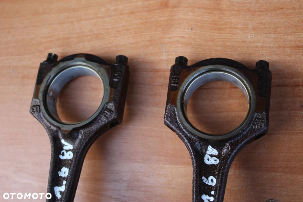 TŁOK TŁOKI KORBOWODY OPEL CORSA C COMBO MERIVA A ASTRA G 1.6 8V Z16SE - 7