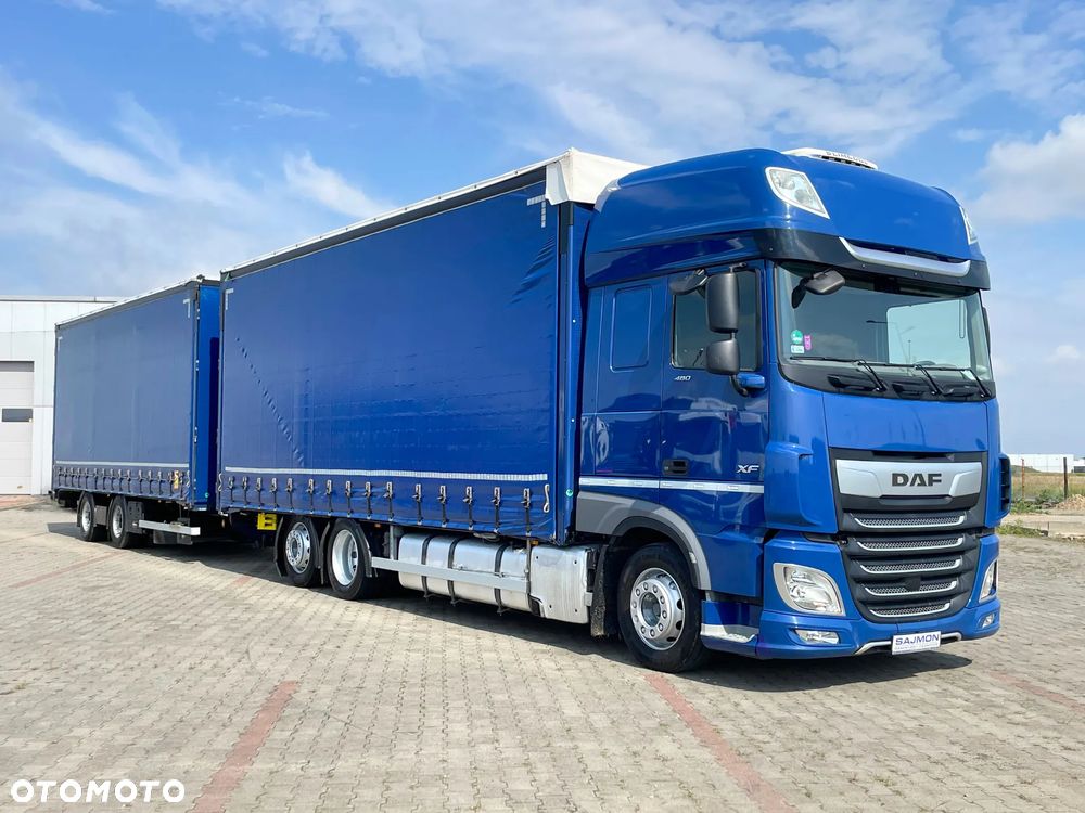 DAF XF 480 / ZESTAW TANDEM 120 M3 / PRZEJAZDOWY / 7,75 M + 7,75 M / SALON PL - 2