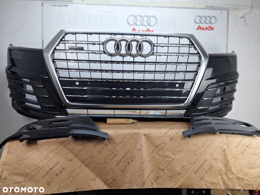 ZDERZAK AUDI Q7 4M 4M0 2014-2019 PRZED LIFTEM S-LINE LIFTINGIEM OE ORYGIN - 1
