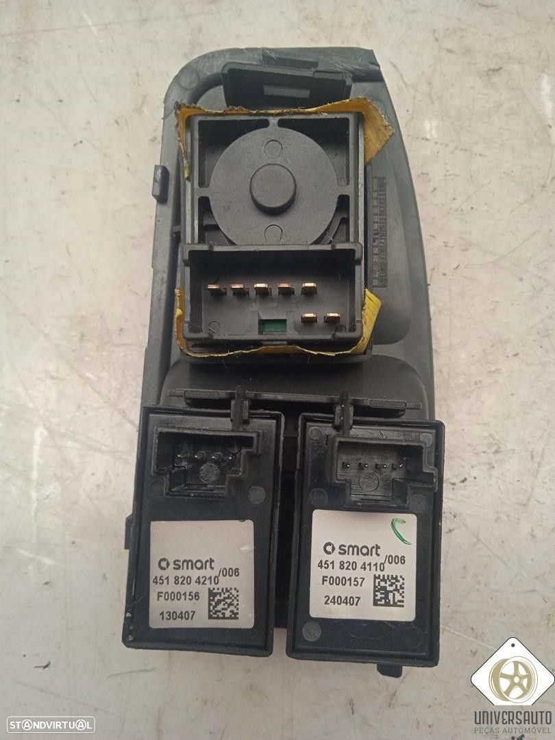 COMANDO ELEVADOR DE VIDRO FRONTAL ESQUERDO SMART FORTWO COUPÉ 2007 - 2