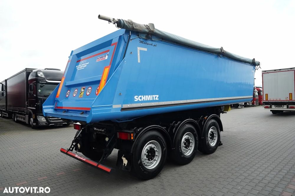 Schmitz Cargobull BASCULATOR 28 M3 / ALUMINIU / AXĂ RELAXABILĂ - 8
