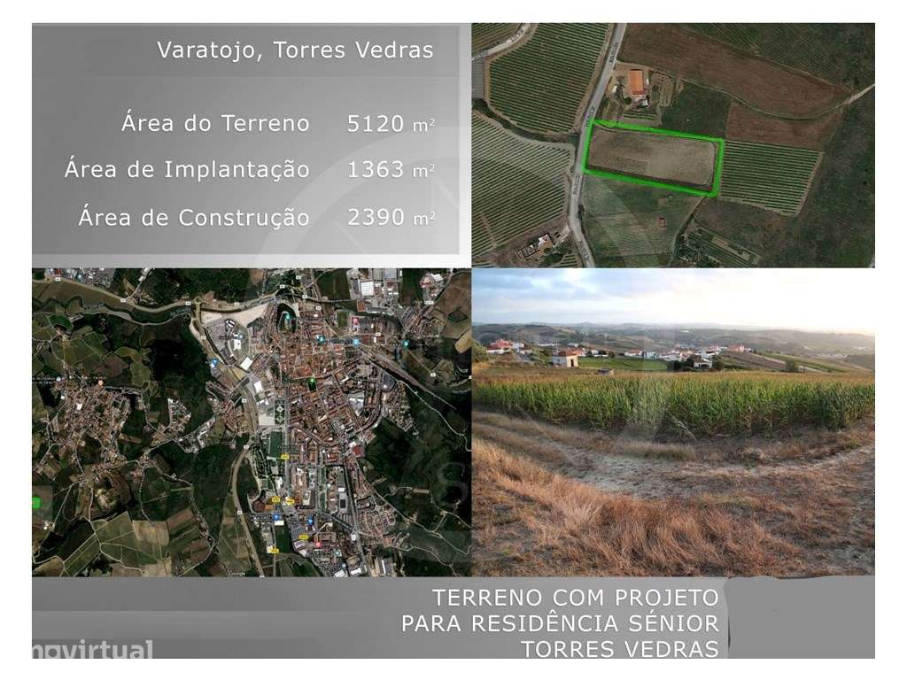 Terreno rústico com 5.129m2 no Varatojo, Torres Vedras, com grande ... - Grande imagem: 4/13