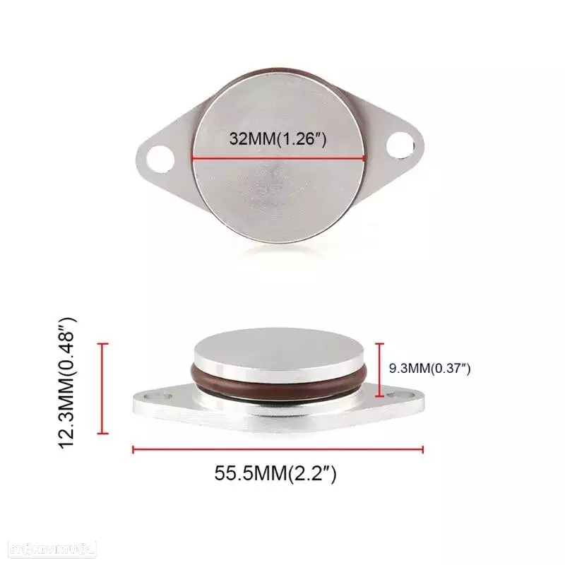 Kit Remoção Anulação Borboletas BMW Motores M47 M57 - 33mm - 3