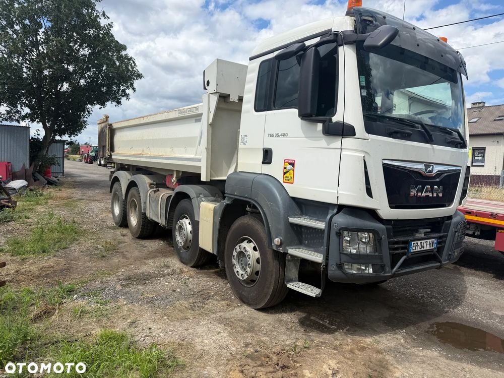 MAN TGS 35.440 / 8X4 / WYWROTKA 2 STR. / HYDROBURTA / BORDMATIC / ZABUDOWA MEILLER KIPPER - 4
