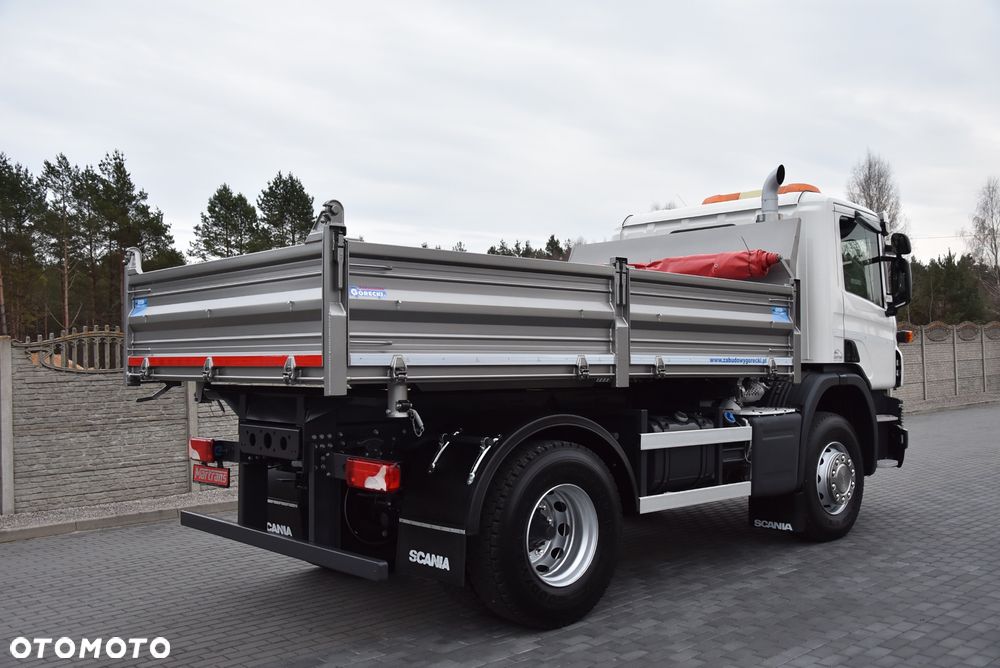 Scania P250 WERSJA OFFROAD / WYWROTKA 3-STRONNA / BLOKADA MOSTU / TYŁ RESOER / P.NOWA / 18 TYŚ KM PRZEBIEGU! / SALON PL / - 5