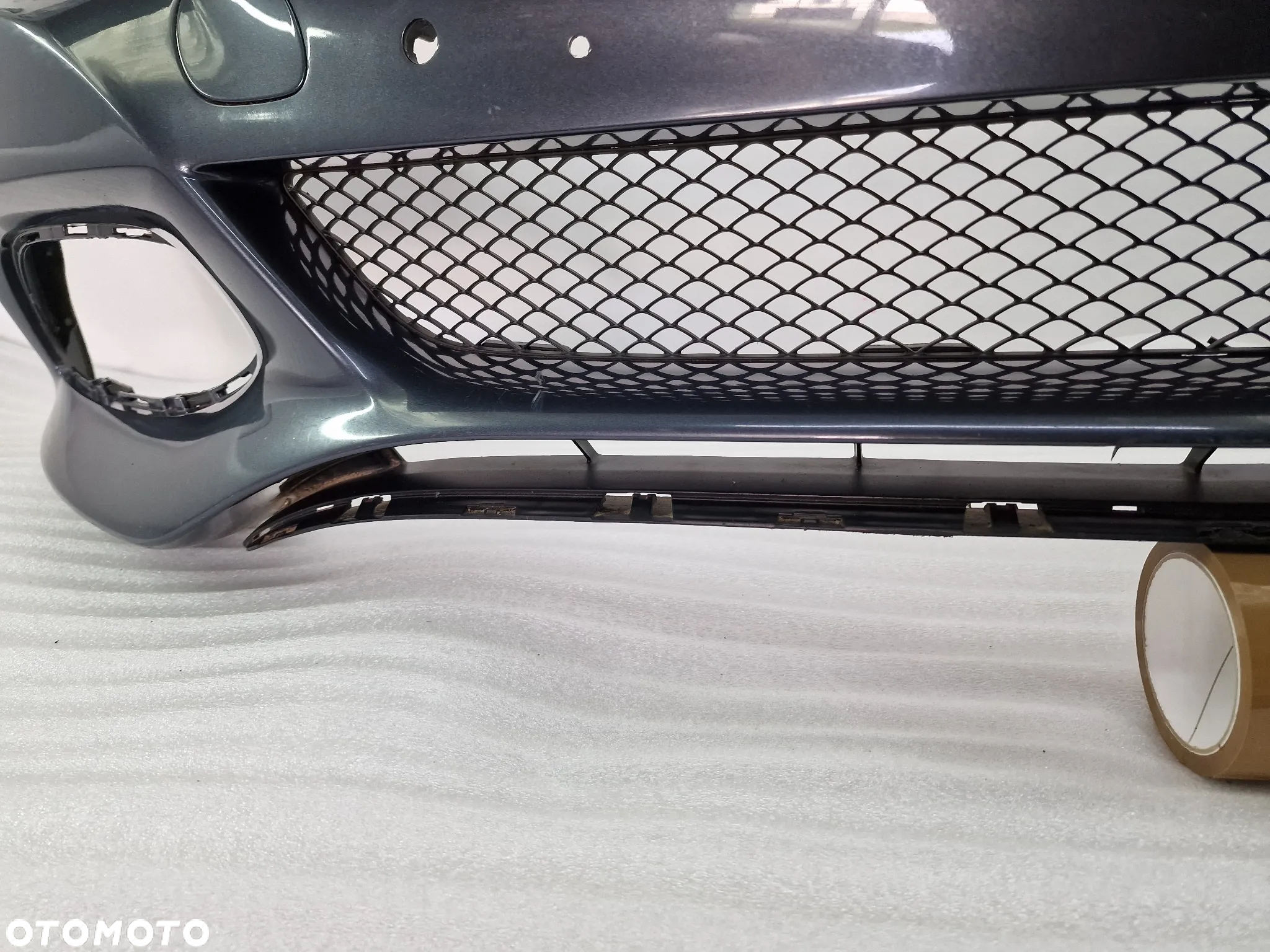 MERCEDES W205 C-KLASSA 13- ŁADNY ZDERZAK PRZEDNI PRZÓD NA 6X PDC , KOLOR SZARY METALIK ( GRAFITOWY ) , NR A2058850125 , NR AUKCJI NZ1286 - 11