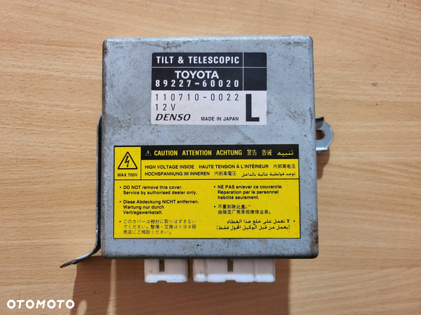 Sterownik regulacji kolumny kierowniczej Toyota Land Cruiser J100