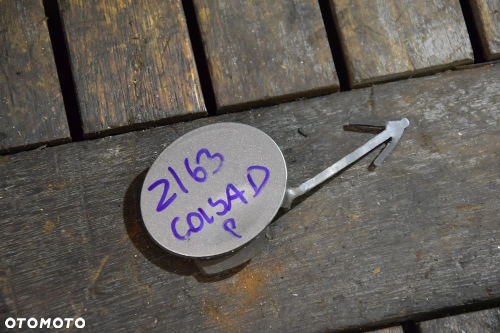 Opel Corsa D Zaślepka zderzaka ucha przód / tył szara Z163 - 1
