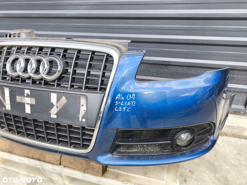 ZDERZAK PRZÓD KOMPLETNY AUDI A4 B7 S LINE LZ5C DO POPRAWEK ! - 4