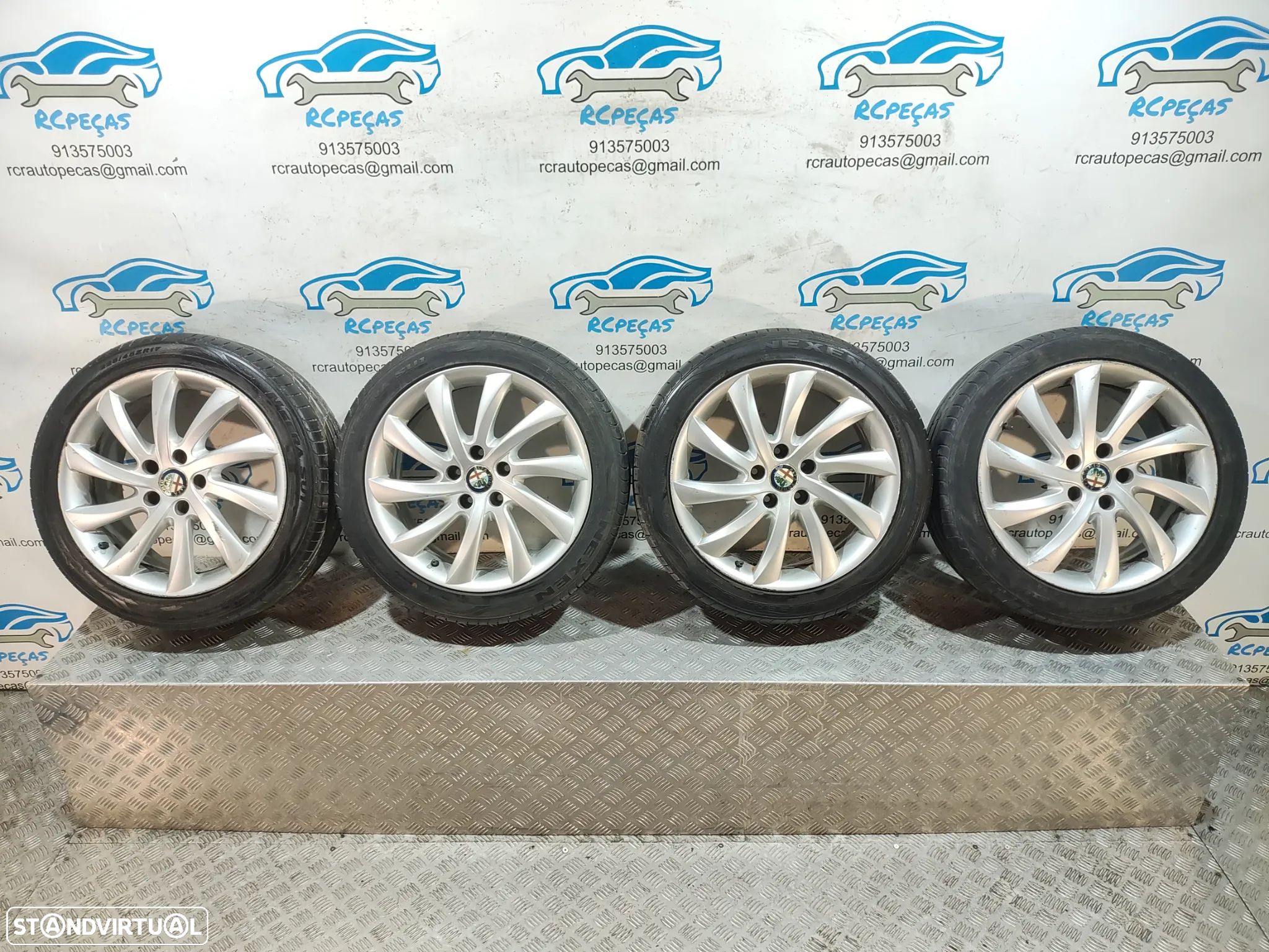 Conjunto Jantes 17 Originais Alfa Romeo Giulietta 7,5J ET41 5x110 - 1