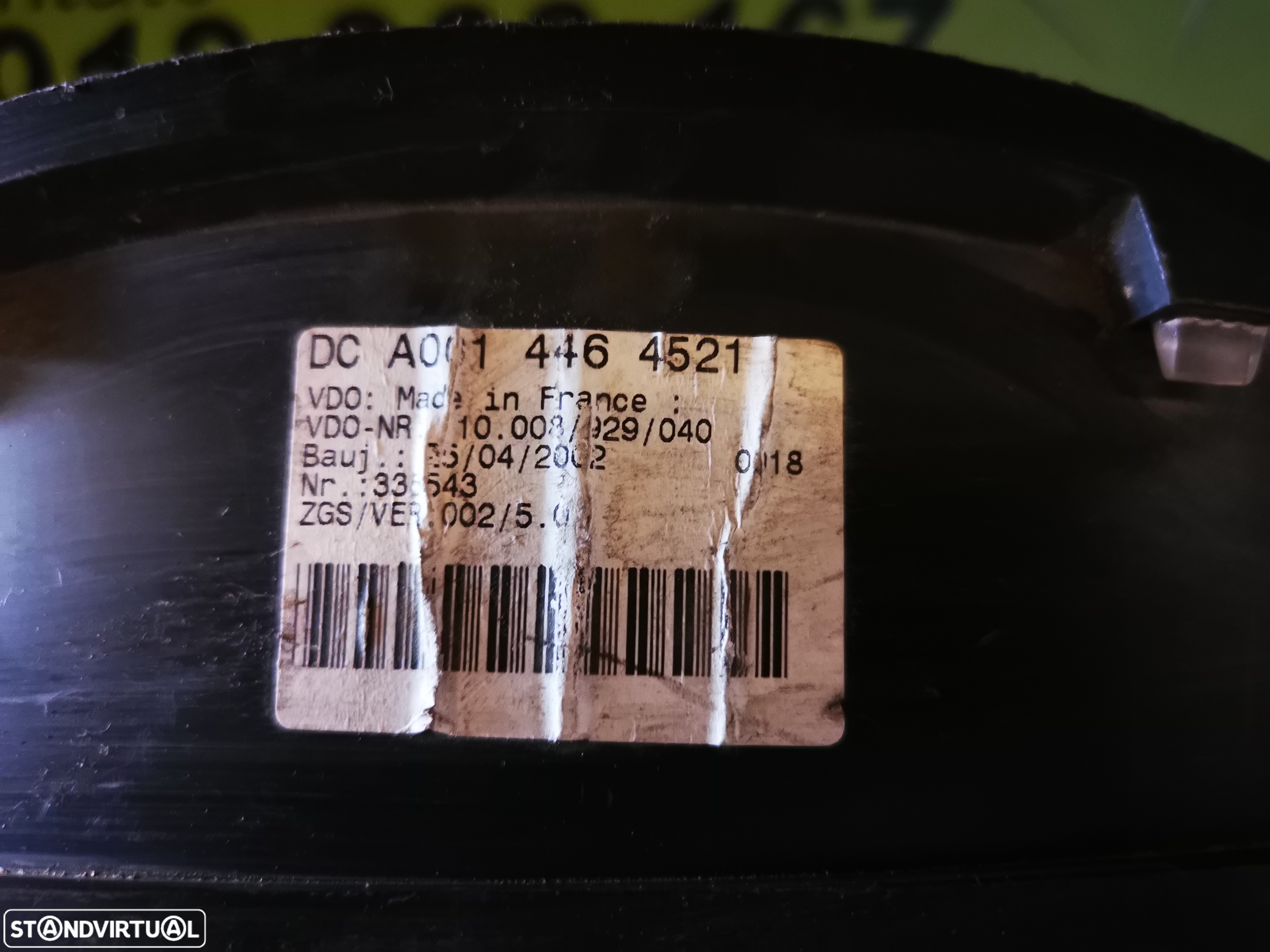 MERCEDES SPRINTER CDI PAINEL INSTRUMENTOS QUADRANTE - Q019 - 4