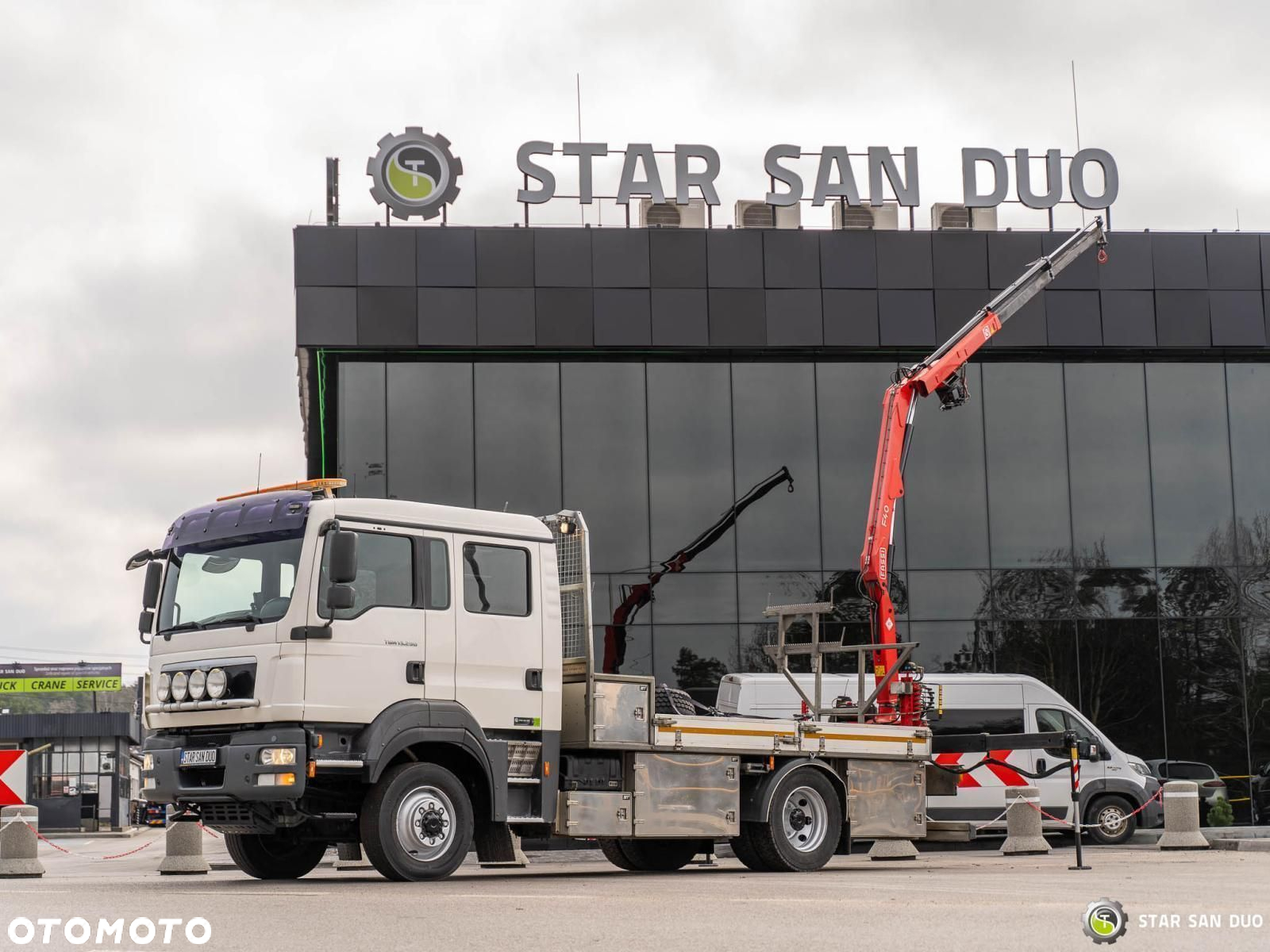 MAN TGM 13.290 4x4 BI FASSI F40B22 Żuraw Wciągarka DOKA - 5