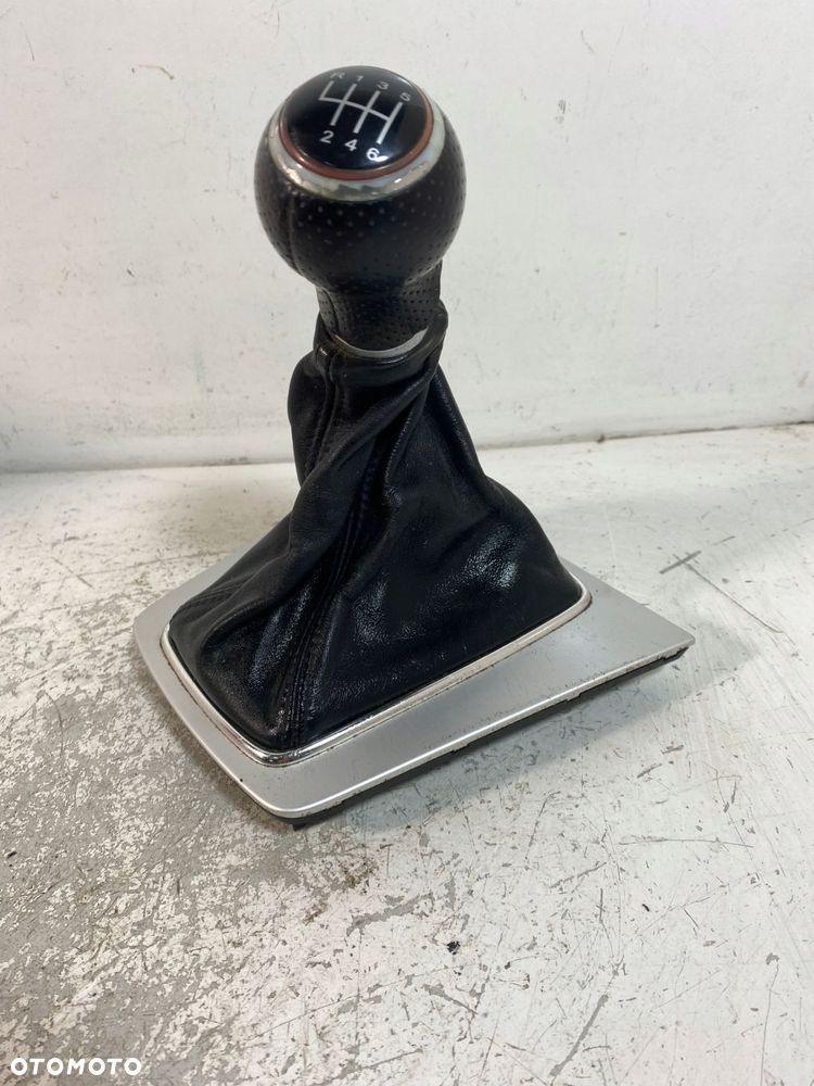 mieszek gałka audi a4 b6 skóra 6 bieg s line perorowany. - 2