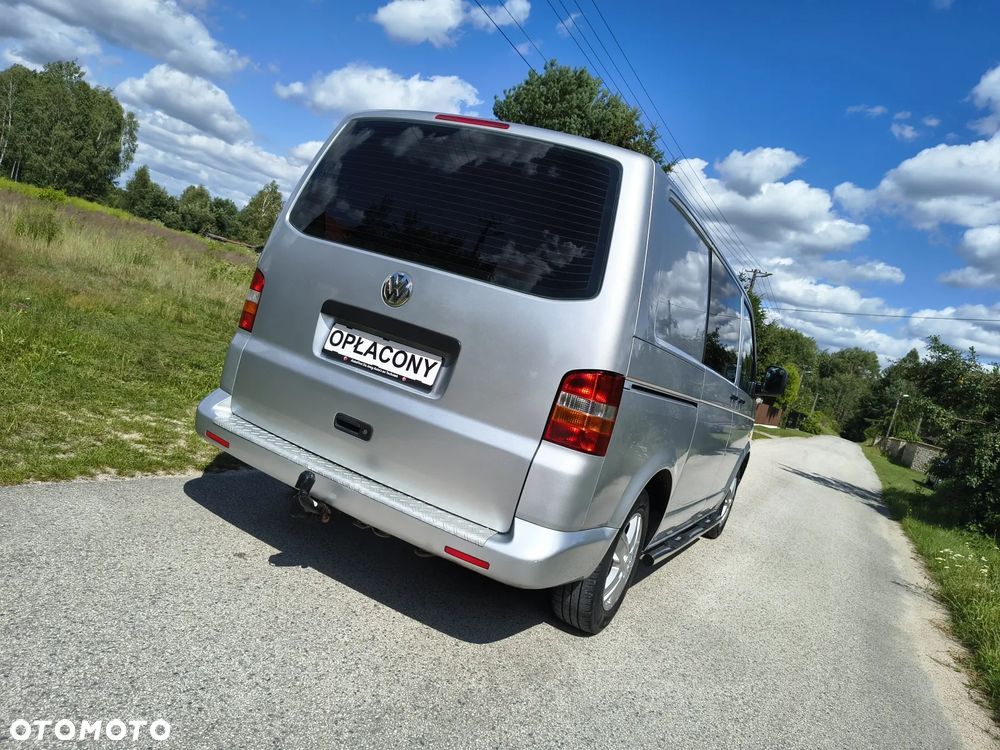 Volkswagen TRANSPORTER T5 Klima Elektryka Tempomat Duże Radio Brygadówka Dubel Kabina Klapa Rury - 4