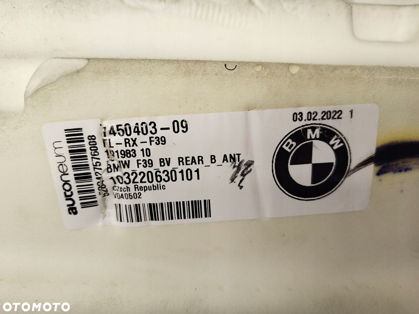 BMW X2 F39 PODŁOGA WYKŁADZINA M-PAKIET EU KOMPLET 7450403 8096746 - 6