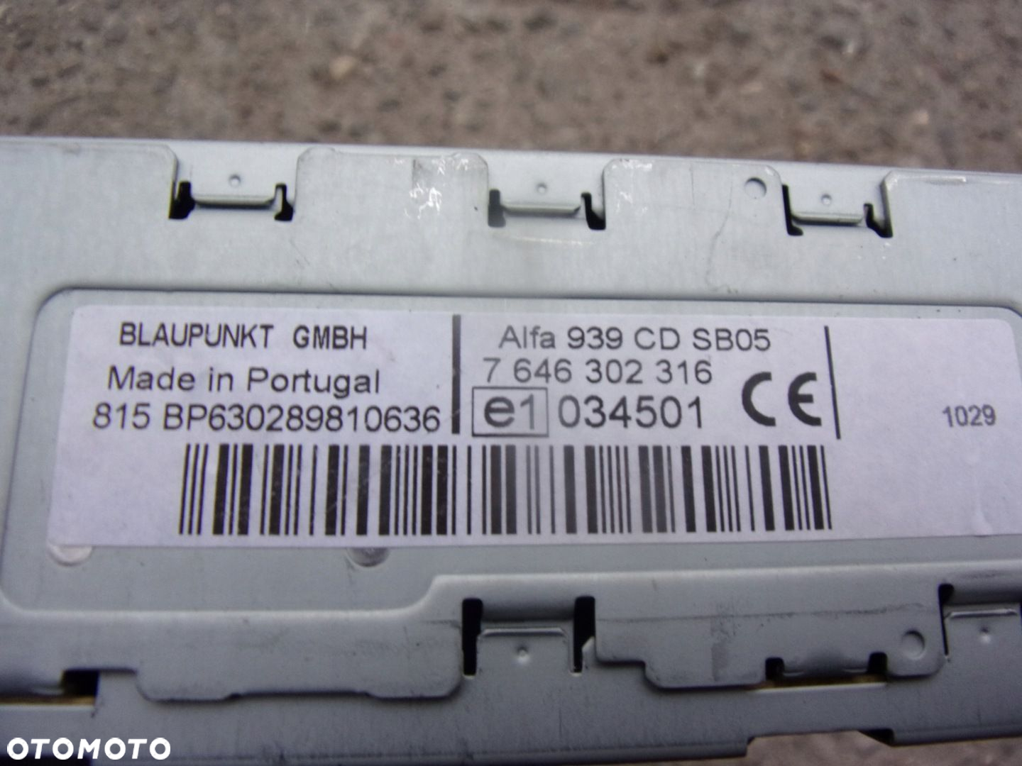 ALFA ROMEO 159 RADIO FABRYCZNE 7646302316 - 4