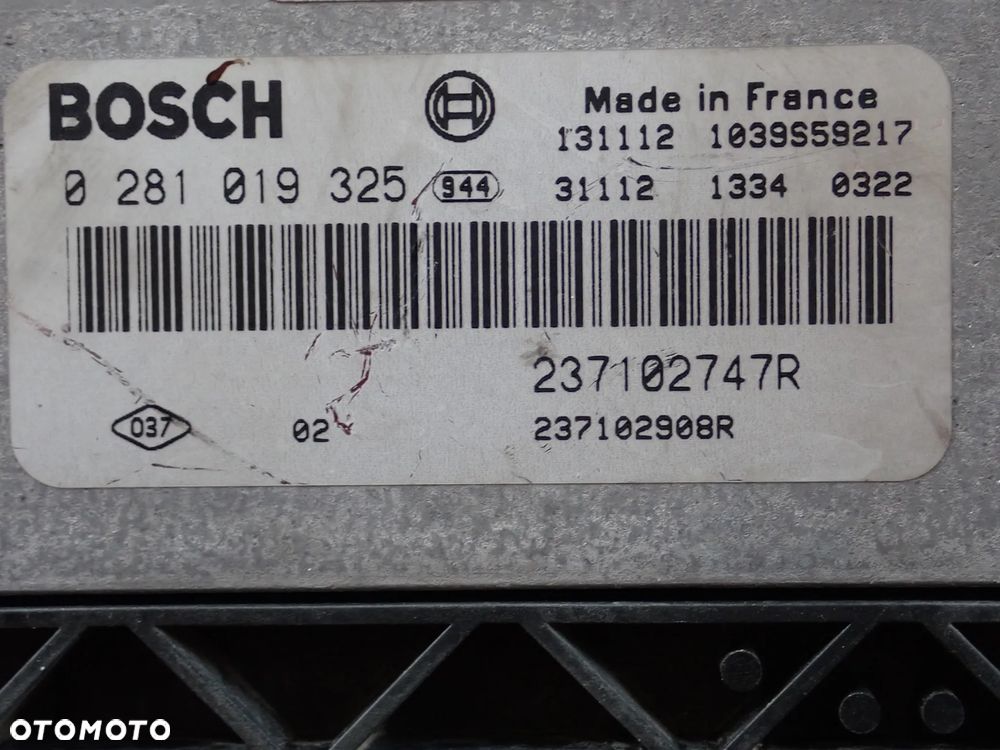 RENAULT CLIO IV STEROWNIK SILNIKA KOMPUTER 237102747R - 3