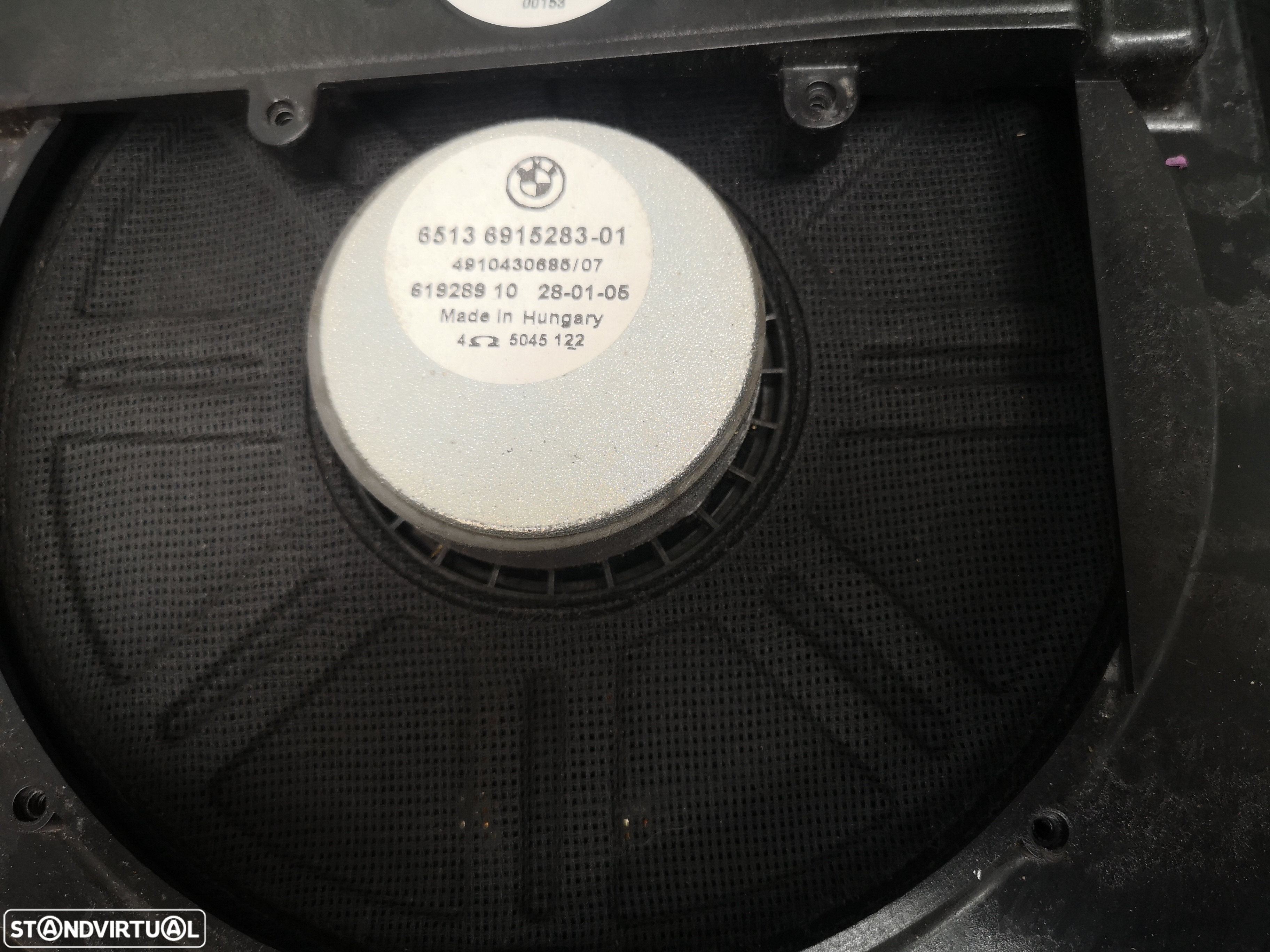 Coluna de som SUBWOOFER esquerdo bmw7 e65 e66 2001-2008 - 4