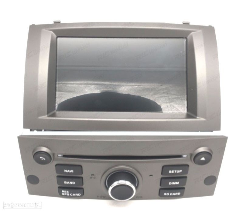 AUTO RÁDIO GPS 7" ANDROID 11 PARA PEUGEOT 407 04 – 10 - 6