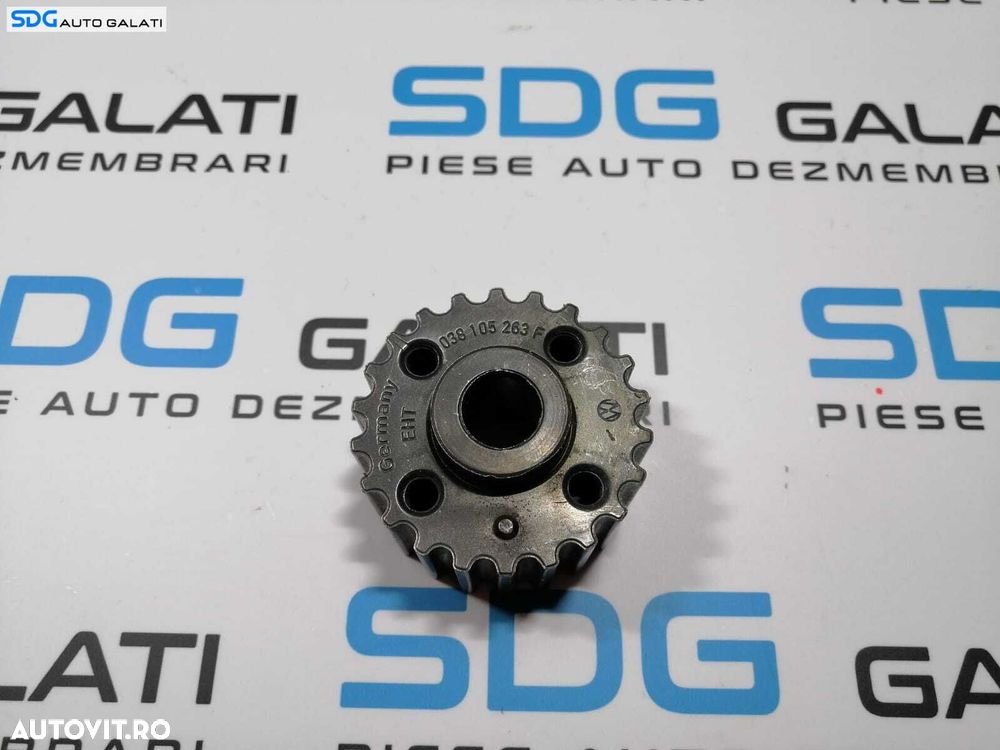 Pinion Roata Fulie Vibrochen Skoda Octavia 1 1.9 TDI ATD ASZ AXR 2001 - 2011 Cod 038105263F[S0230] - 1