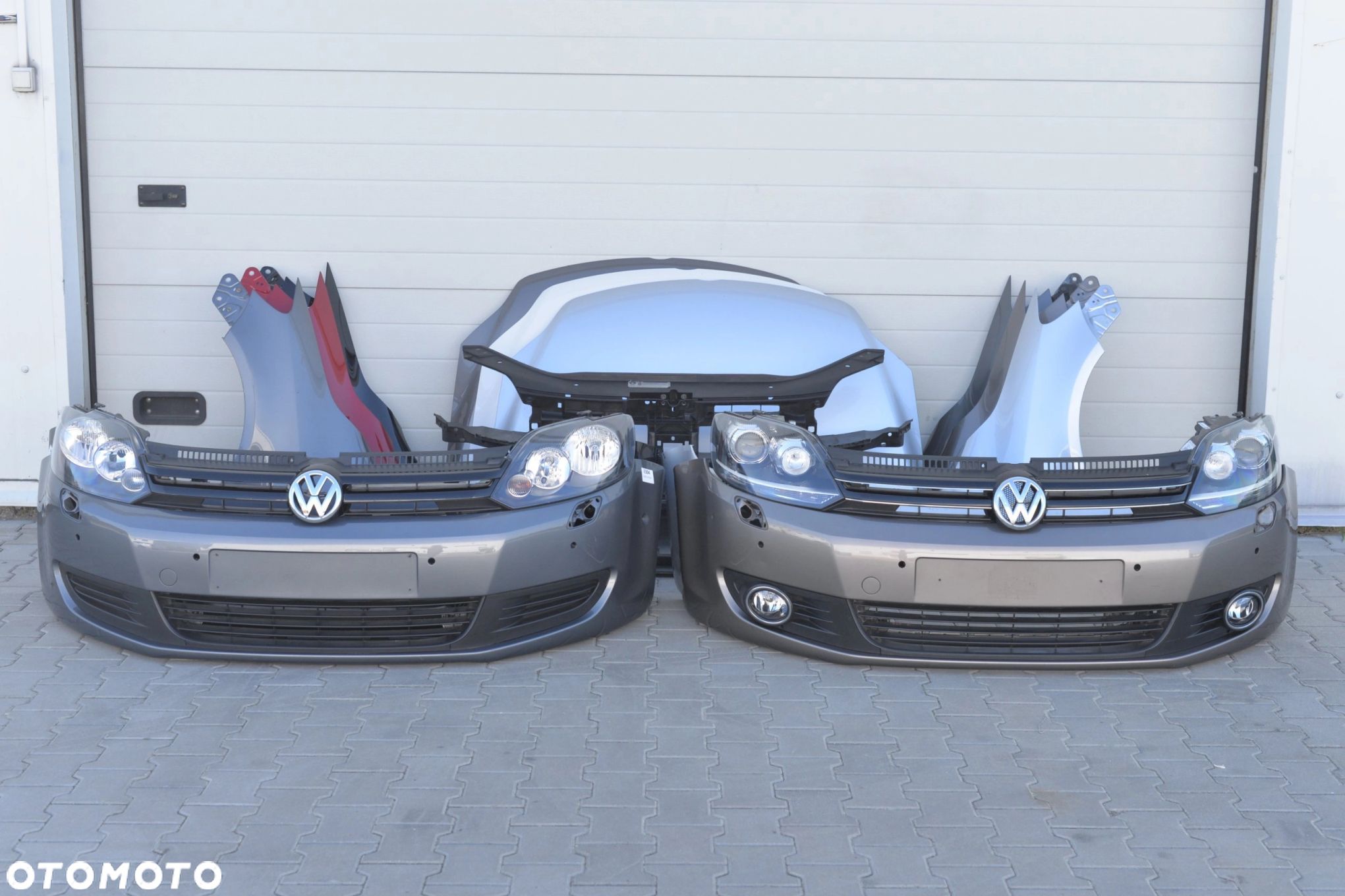 MASKA ZDERZAK GRILL BŁOTNIK LAMPA H7 XENON PAS BELKA VW GOLF VI 6 PLUS - 1