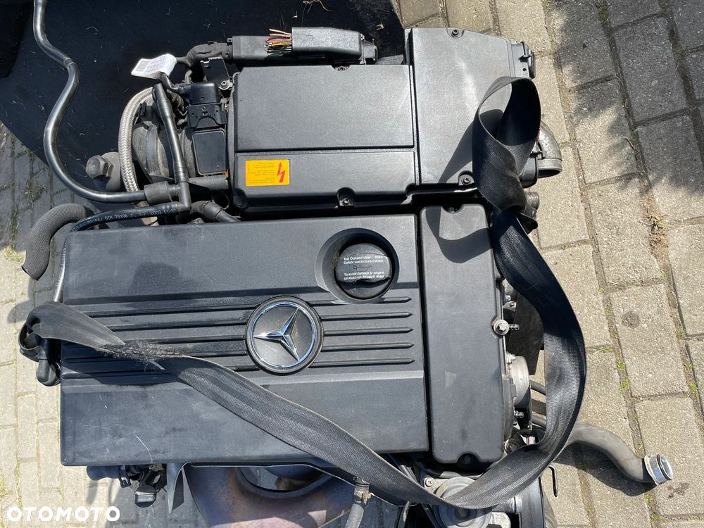 SILNIK KOMPLETNY MERCEDES W203 W211 1,8 KOMPRESSOR Z NIEMCA - 1