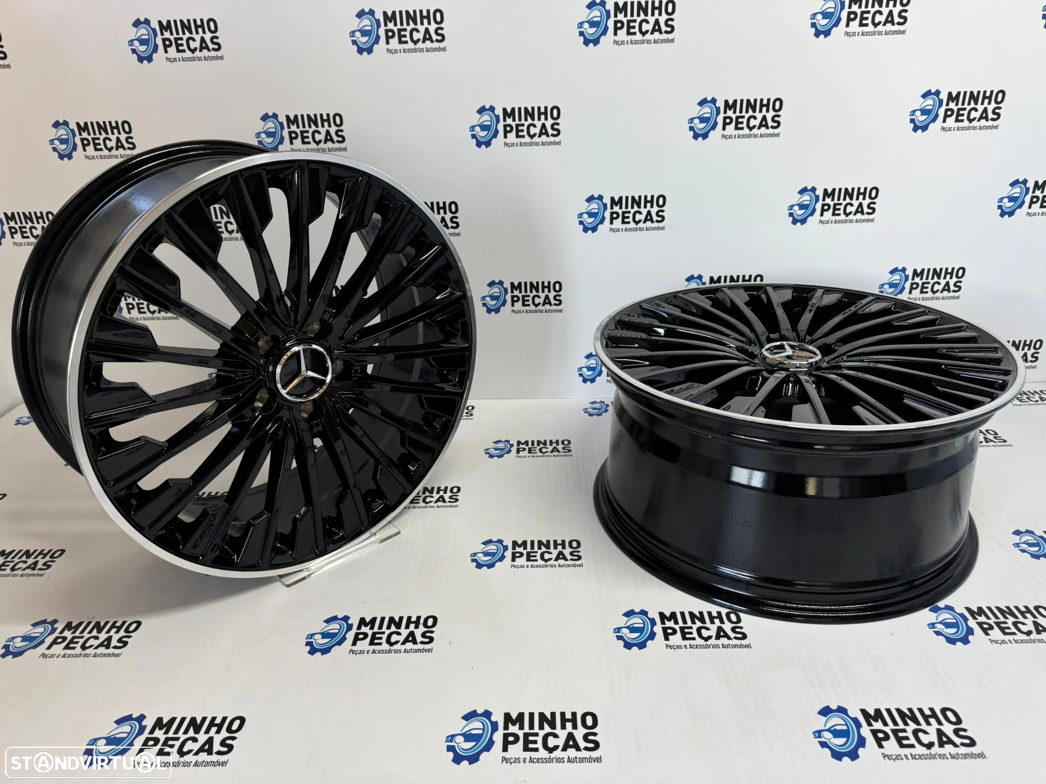 Jantes Look Mercedes New Turbine em 19 Preto Brilho - 4
